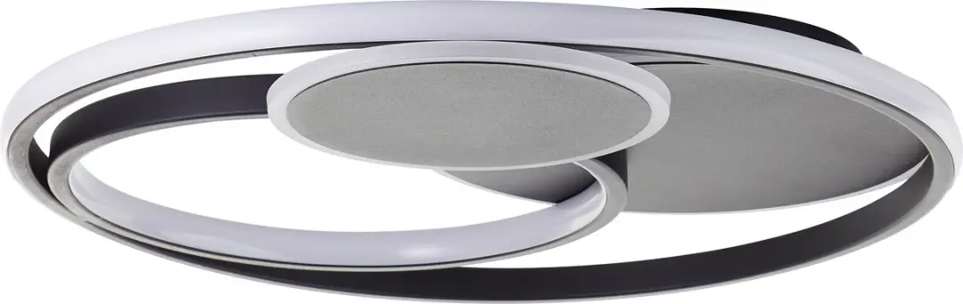 Brilliant Runda Plafondlamp 51,5W - 50cm - Zwart
