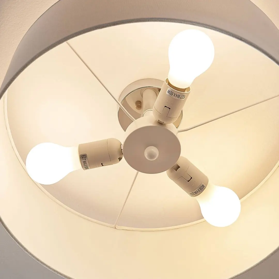 Lindby Plafondlamp 3-Lichts - 45cm - Wit