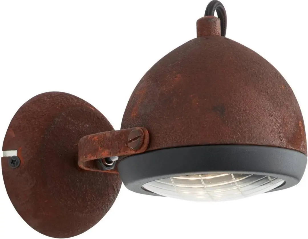 Brilliant Rider Wandspot PAR51 GU10 25W - Roestbruin