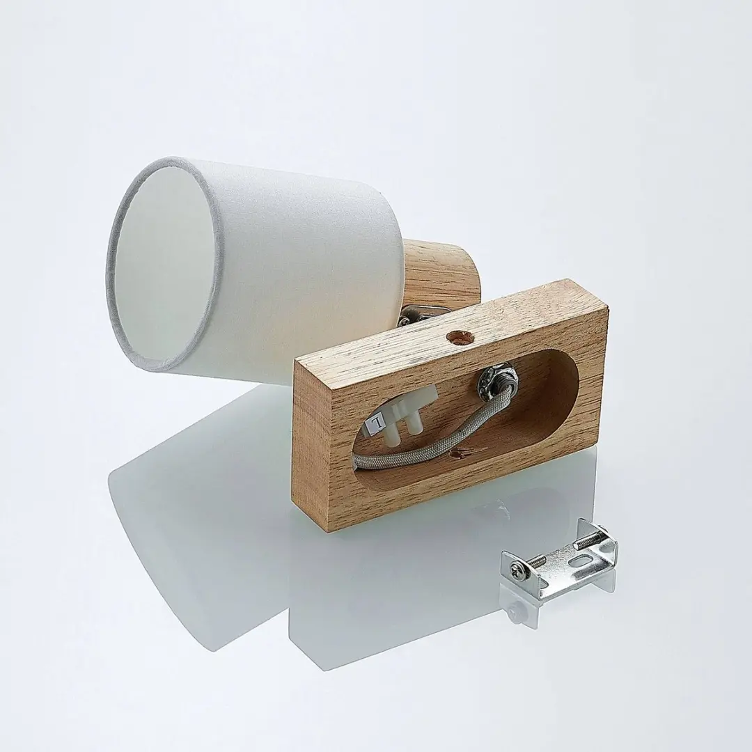 Lindby Buitenspot 1 Lichtpunt E14 - Hout/Wit