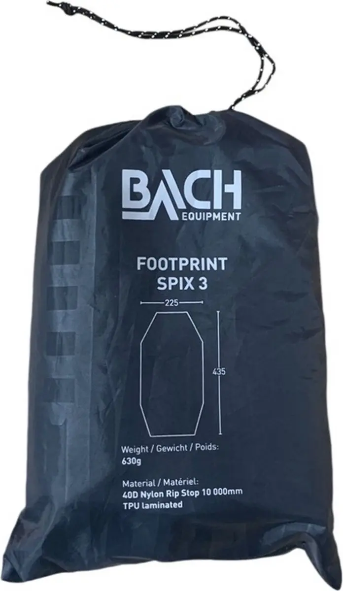 Bach Spix 3 Footprint Tentgrondzeil - Grijs