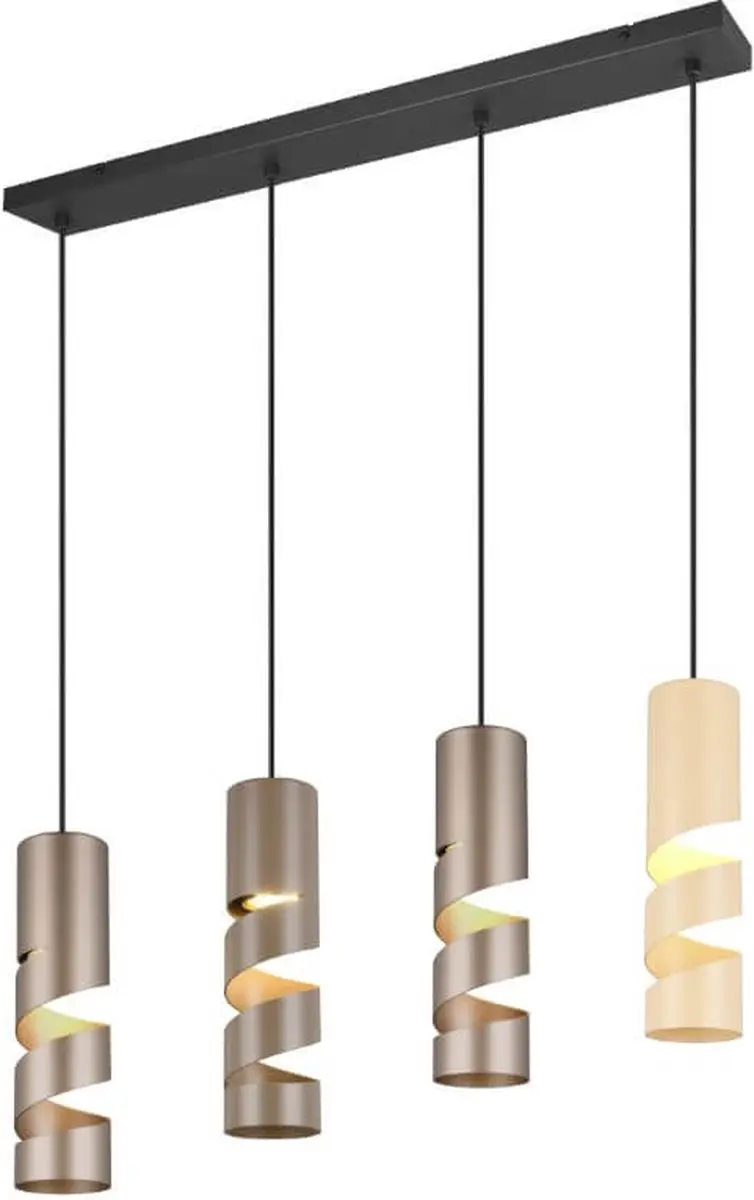 Reality Leuchten Stream Hanglamp 4-Licht