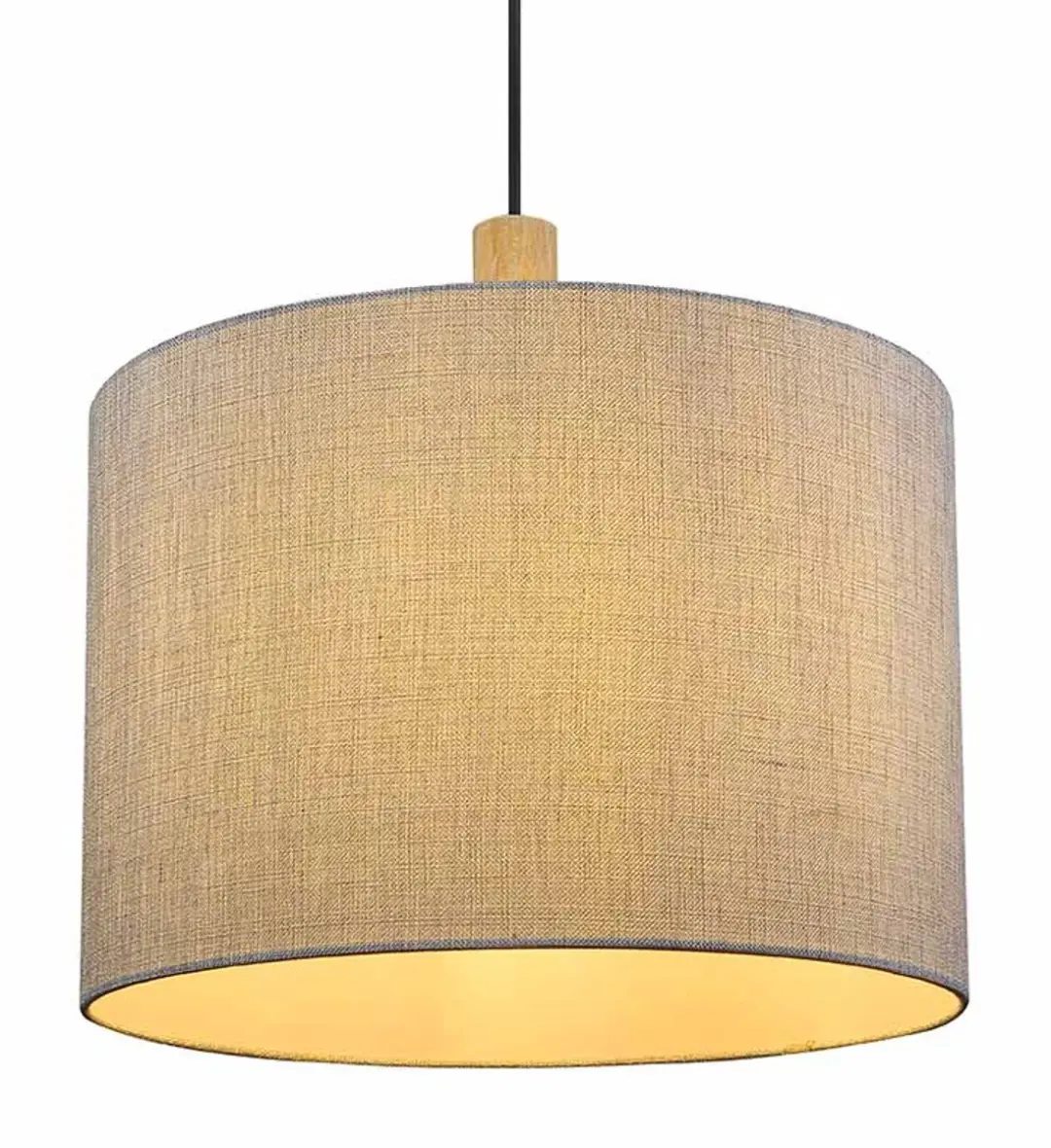 Globo Roger Hanglamp - Ø40cm - Grijs - E27