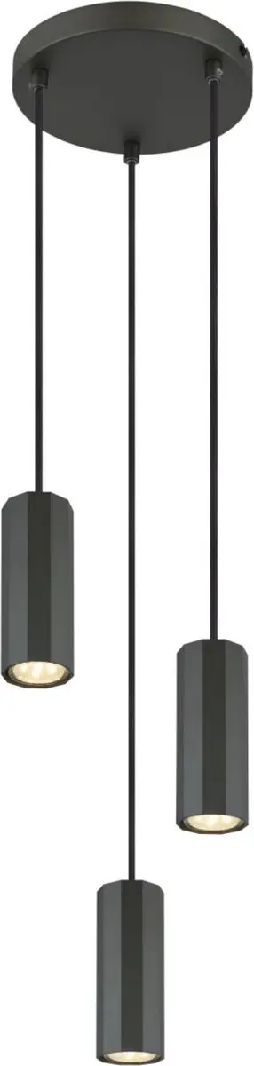 Globo James Hanglamp 8x250W - Mat Grijs - Buiten - afbeelding 6 van 6