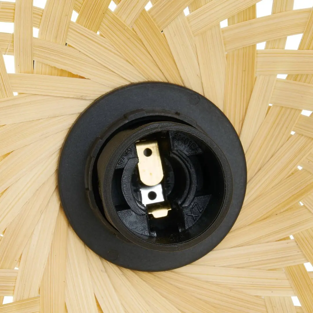 Lindby Bamboe Buitenspot 4-Lichts E14 - Hel Hout