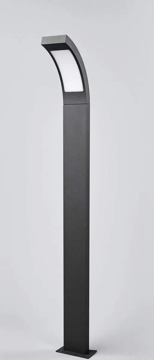 Lucande LED Buitenlamp 5.5W - Grafietgrijs/Opaalwit
