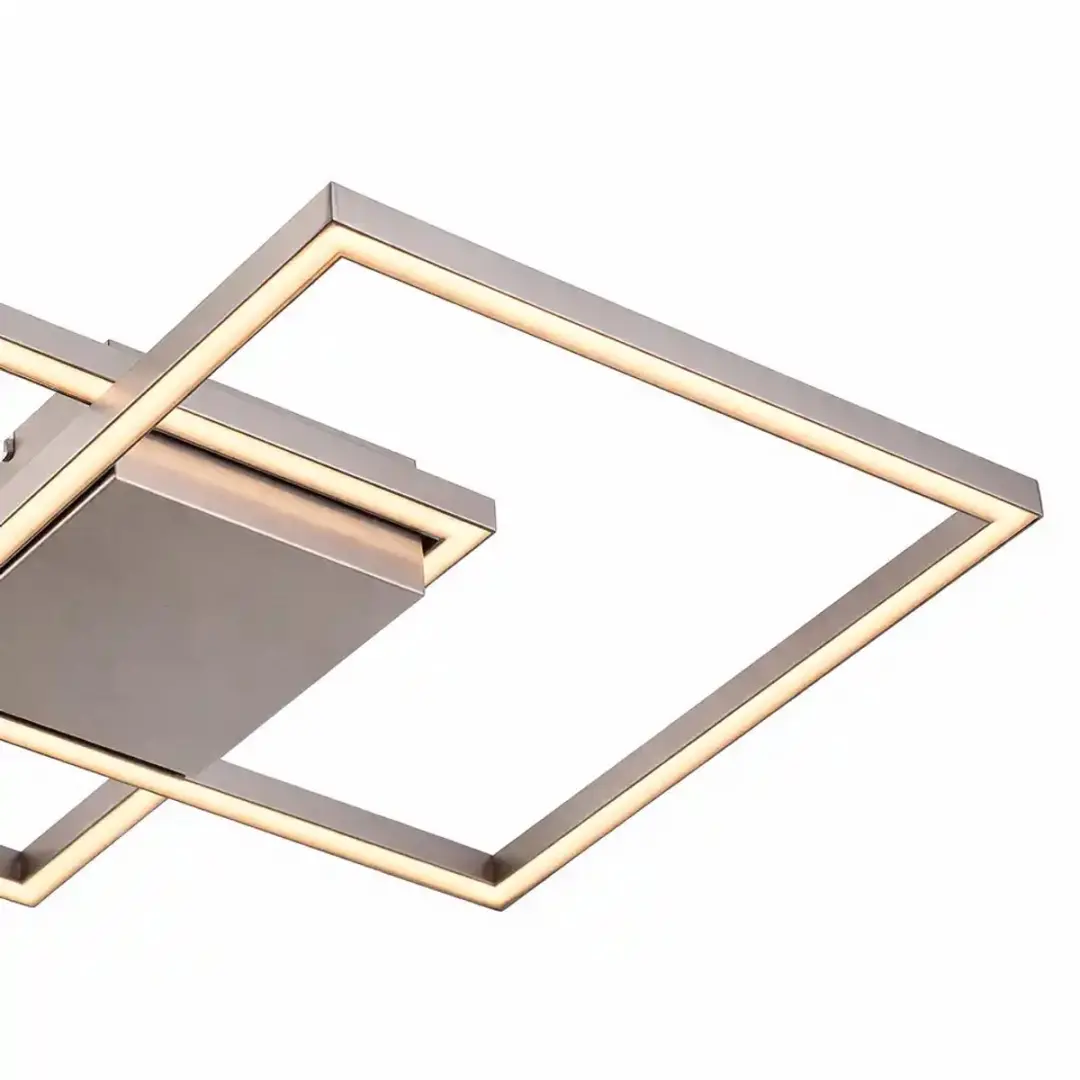 Freelight Falcon Plafondlamp - Ø46cm - Geborsteld RVS