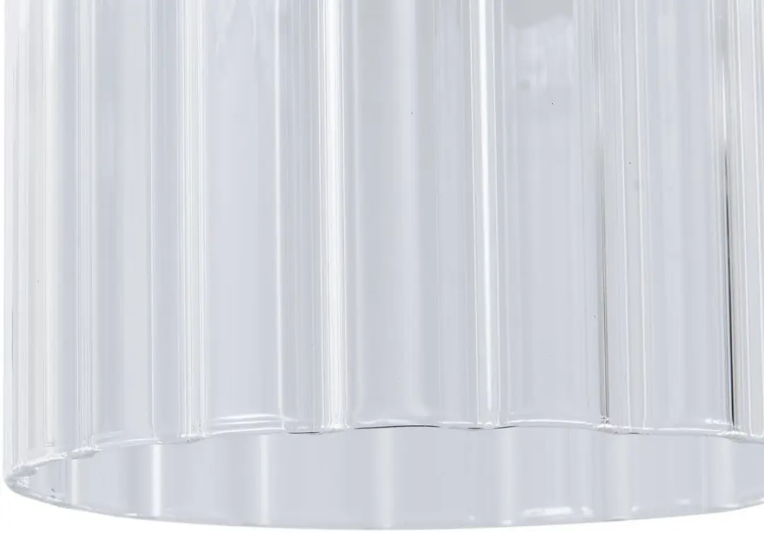 Lucande Hanglamp Glas Metaal 1 Licht E27 - 15W - Zwart