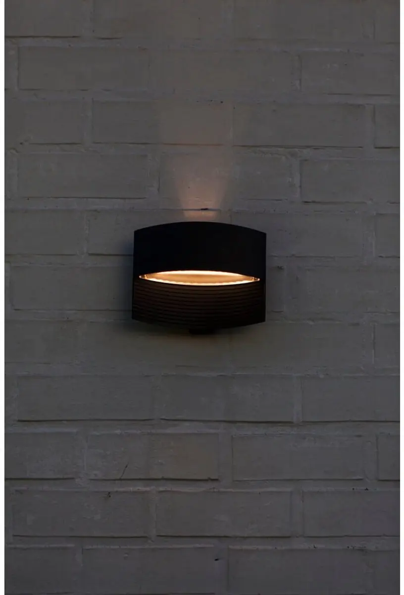 Lutec Lotus LED Wandlamp Mat Zwart - 2x580 Lm 3000K IP54 - afbeelding 6 van 6