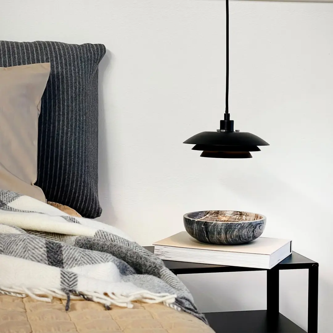 Dyberg Larsen DL20 Hanglamp 20cm G9 - Matzwart