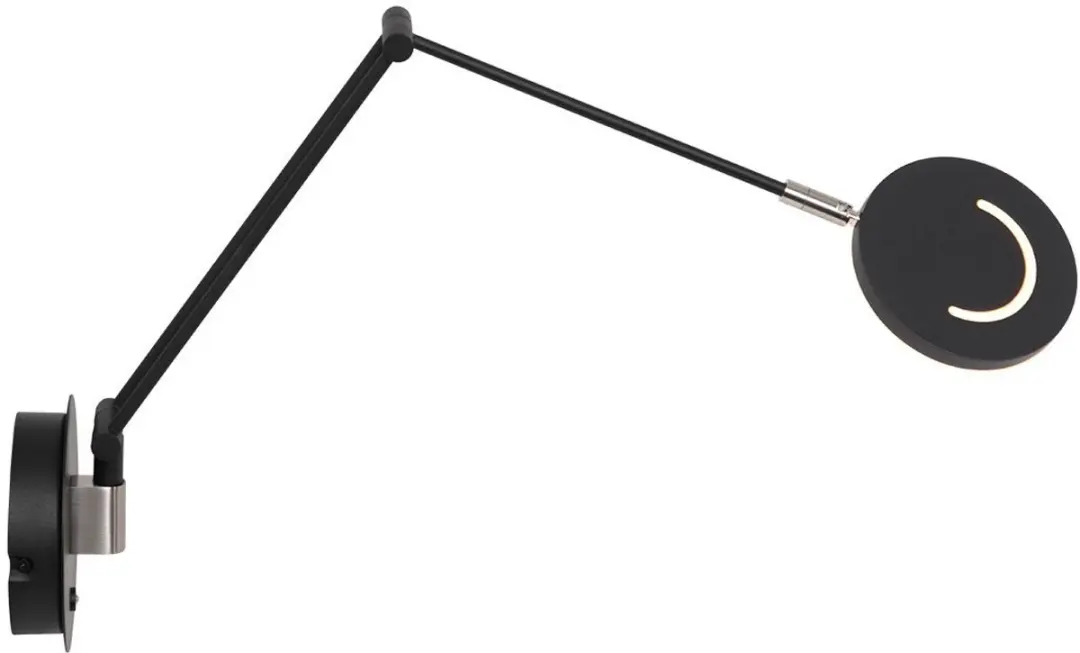 Steinhauer Soleil Wandlamp 12cm - Zwart
