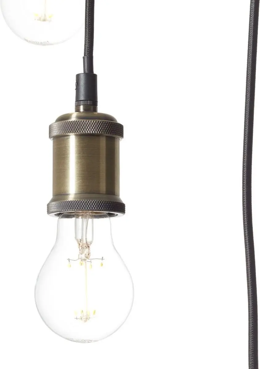 Brilliant Ugolin Hanglamp - 5x A60 E27 40W - Zwart