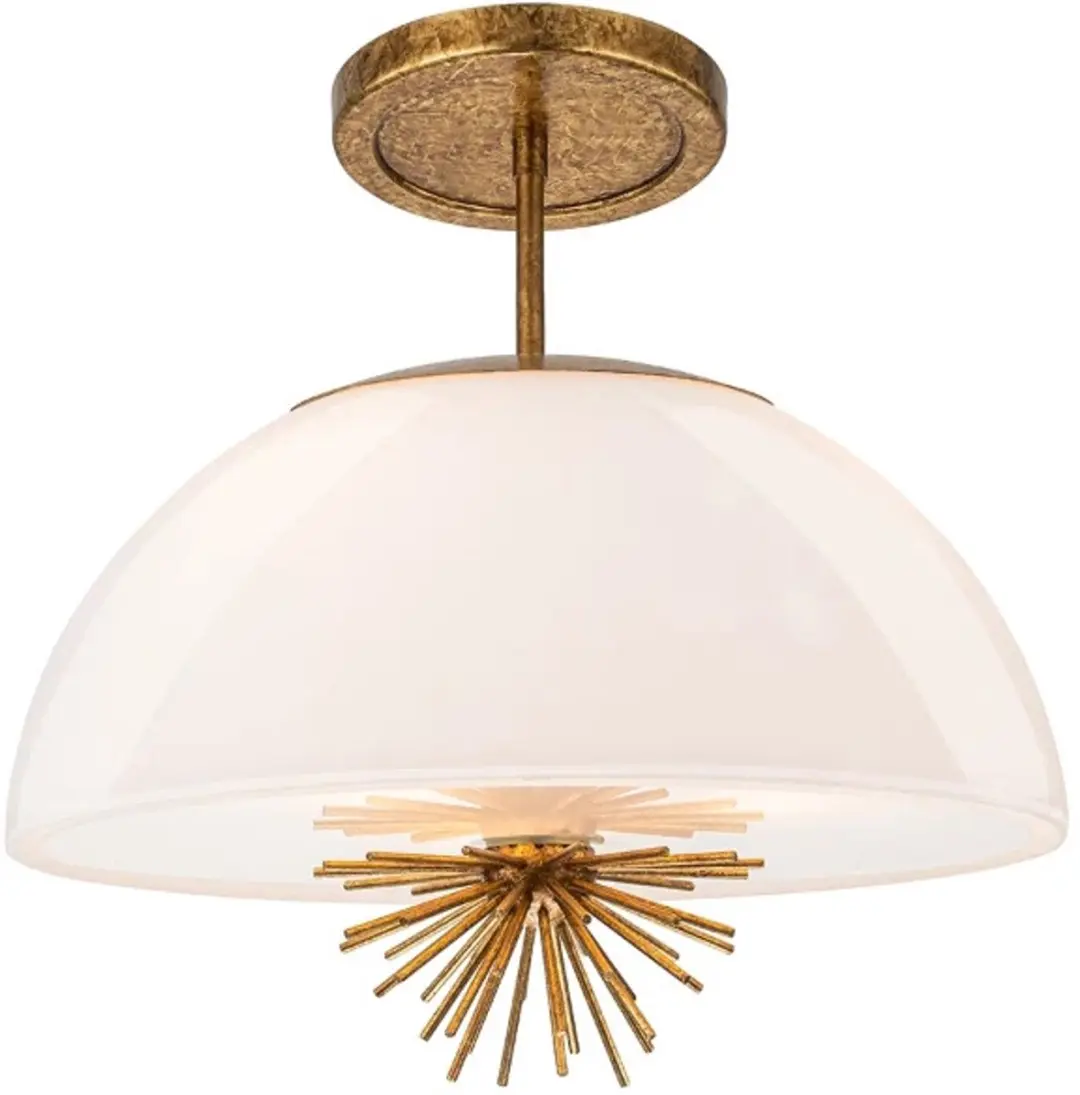 Elstead LED Hanglamp Staring 3x E27 - 40W - Goud