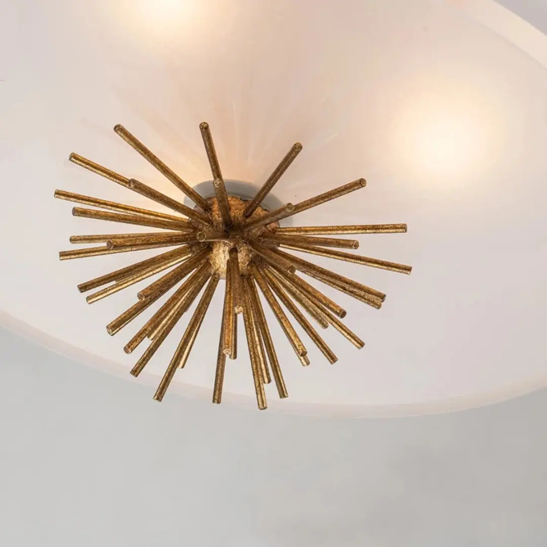 Elstead LED Hanglamp Staring 3x E27 - 40W - Goud