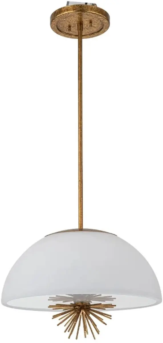 Elstead LED Hanglamp Staring 3x E27 - 40W - Goud