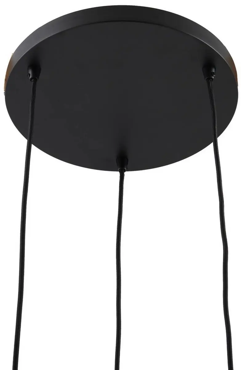 Lindby Hanglamp 3-Lichts Metaal - Zwart