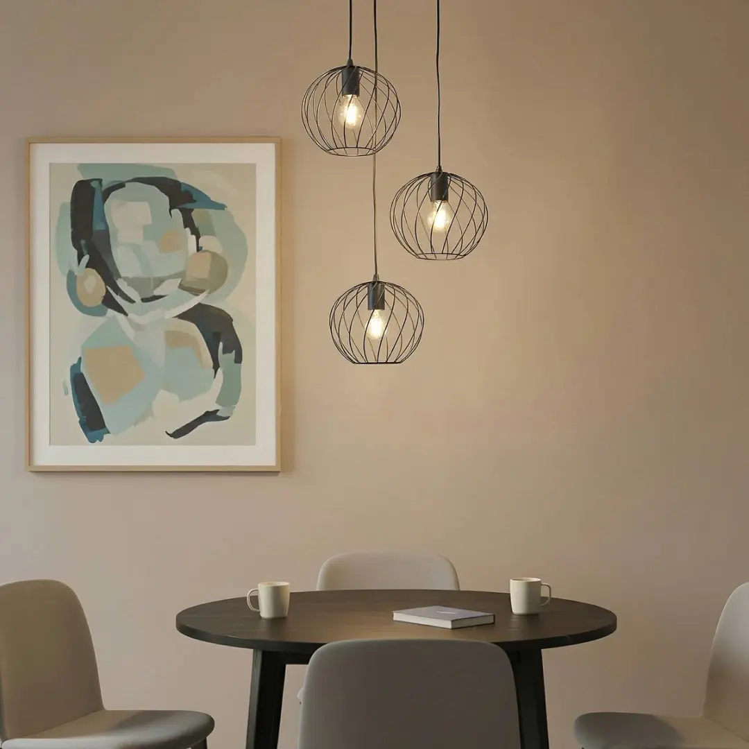 Lindby Hanglamp 3-Lichts Metaal
