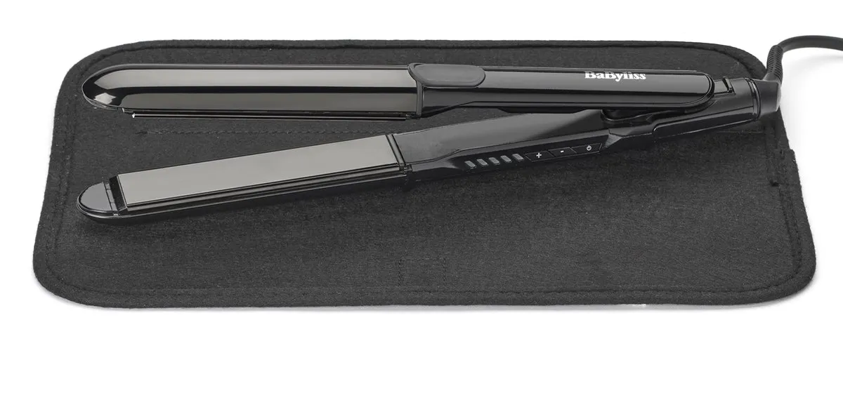 Babyliss Straight & Curl ST486E Stijltang - 28mm Titanium Platen - 5 Temperaturen 150-230°C - Zwart