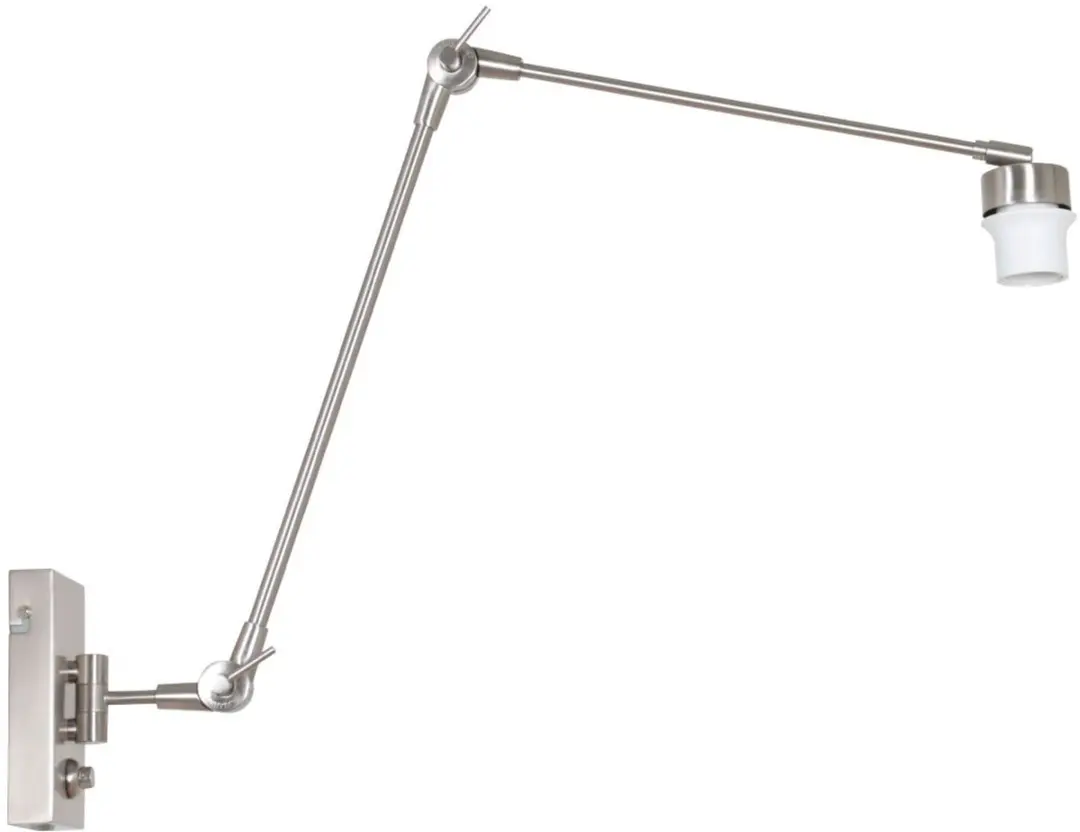 Steinhauer Prestige Chic 7396ST Wandlamp - Staal - Ø10cm - Zilver