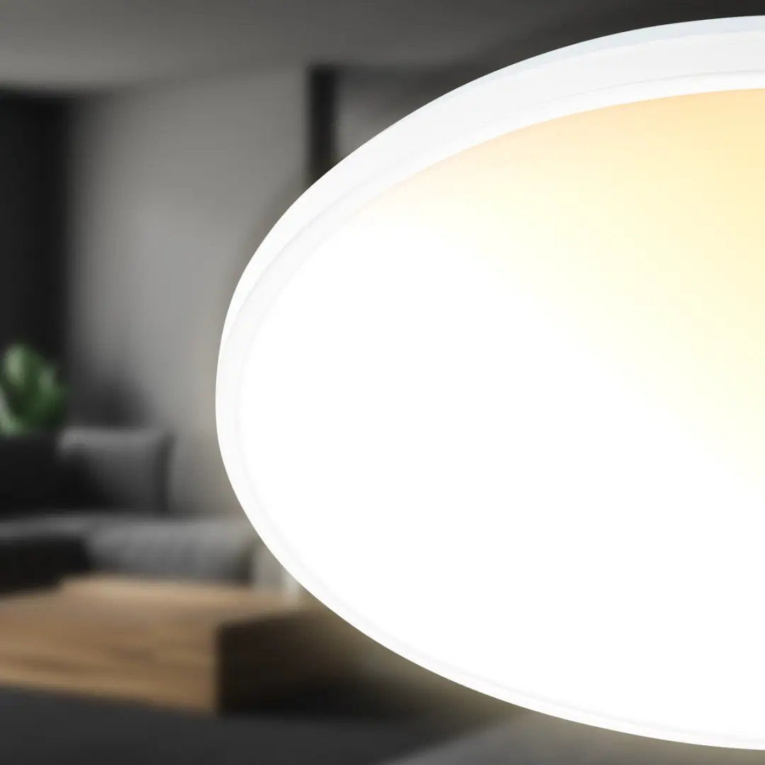Briloner Competo LED Plafondlamp 48W - Ø48cm - Wit