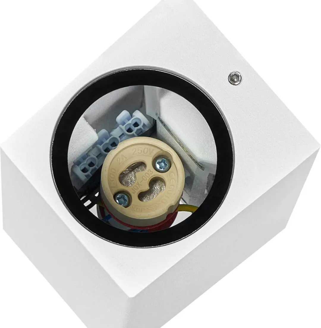 PRIOS Wandlamp Buiten 2-Lichts Aluminium Glas H16cm GU10 Wit