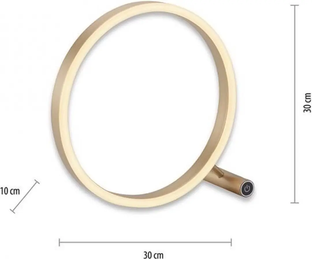Paul Neuhaus Ritus Tafellamp Ø30cm - Goud
