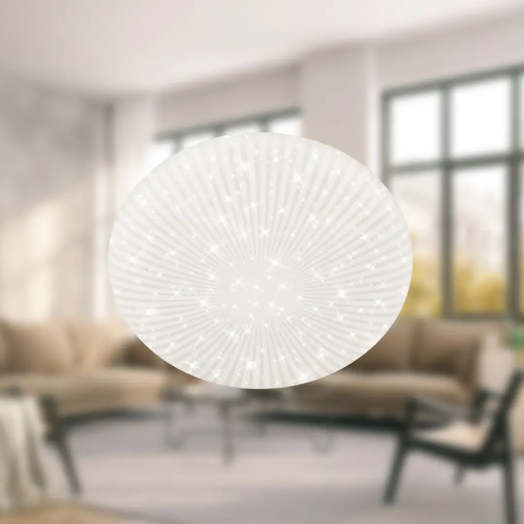 Briloner Nebo LED Plafondlamp Sterrenhemel - Ø27.8cm - Wit