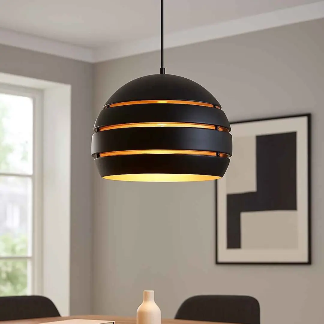 Freelight Hanglamp Djarin Ø48cm - Zwart/Goud
