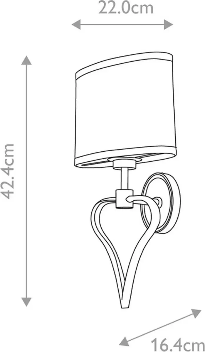 Elstead Falmouth LED Badkamerarmatuur 3W - 3000K - IP44 - French Gold