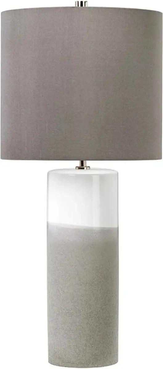 Elstead Lighting Fulwell LED Tafellamp - 60W - Ø30cm - Grijs/Wit