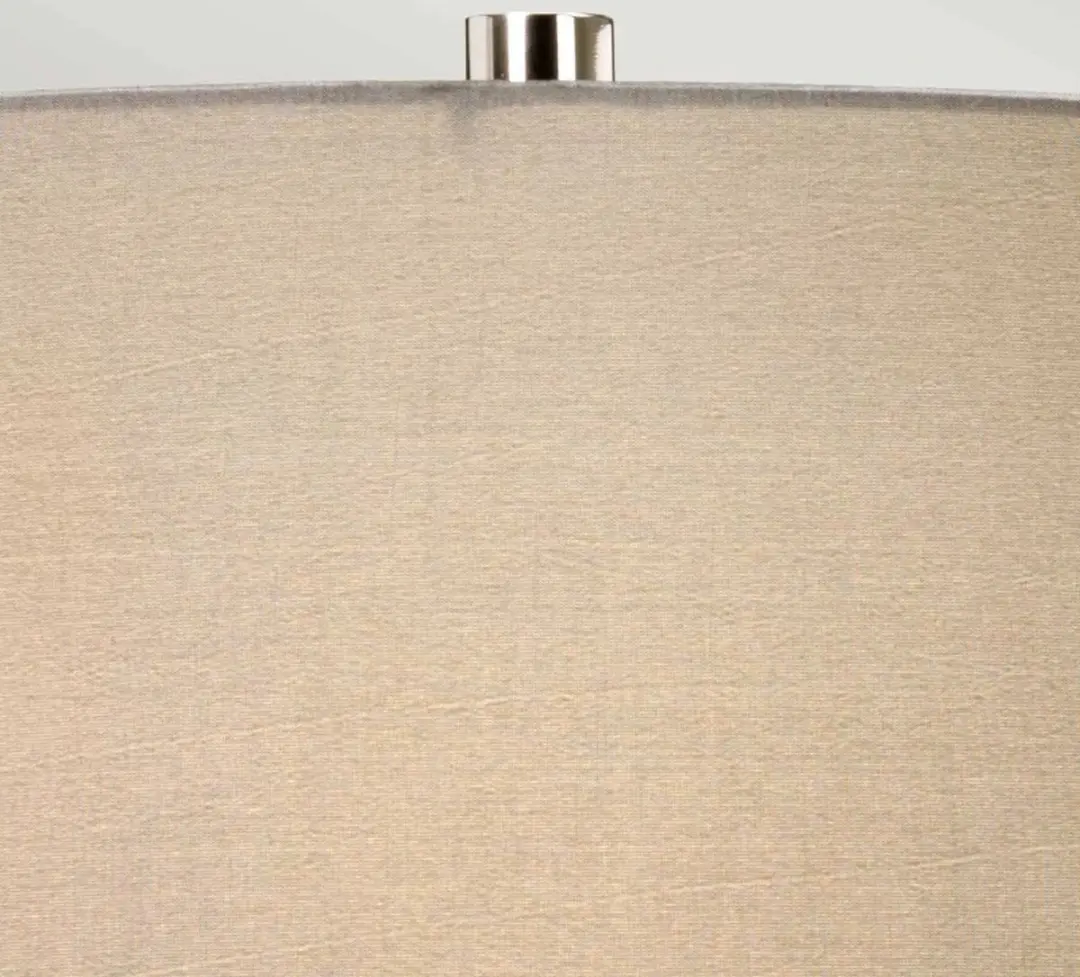 Elstead Lighting Fulwell LED Tafellamp - 60W - Ø30cm - Grijs/Wit