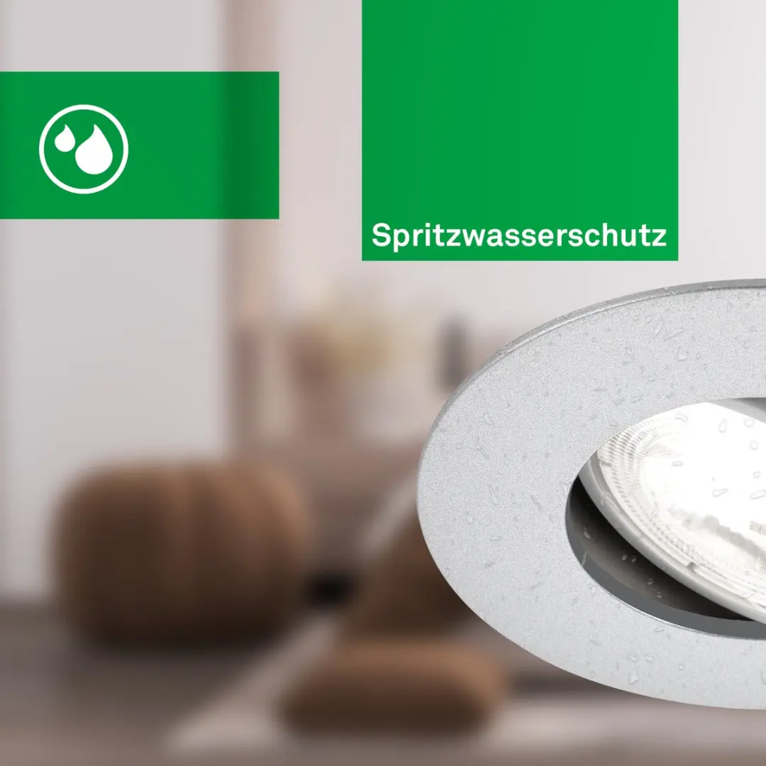 Briloner Kulana A Inbouwspots 3 Stuks - 9cm - Chroom