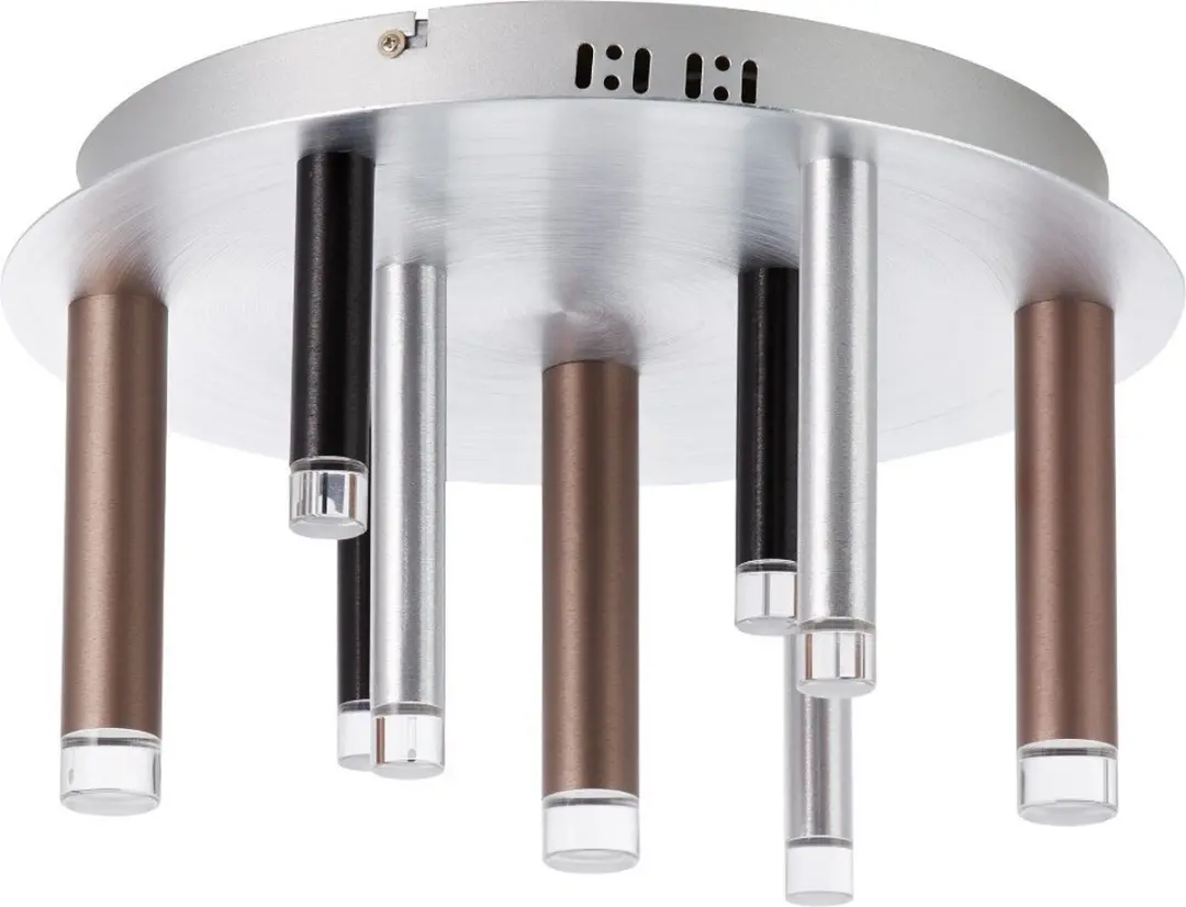 Brilliant Cembalo Plafondlamp 9x40cm - Zilvergrijs