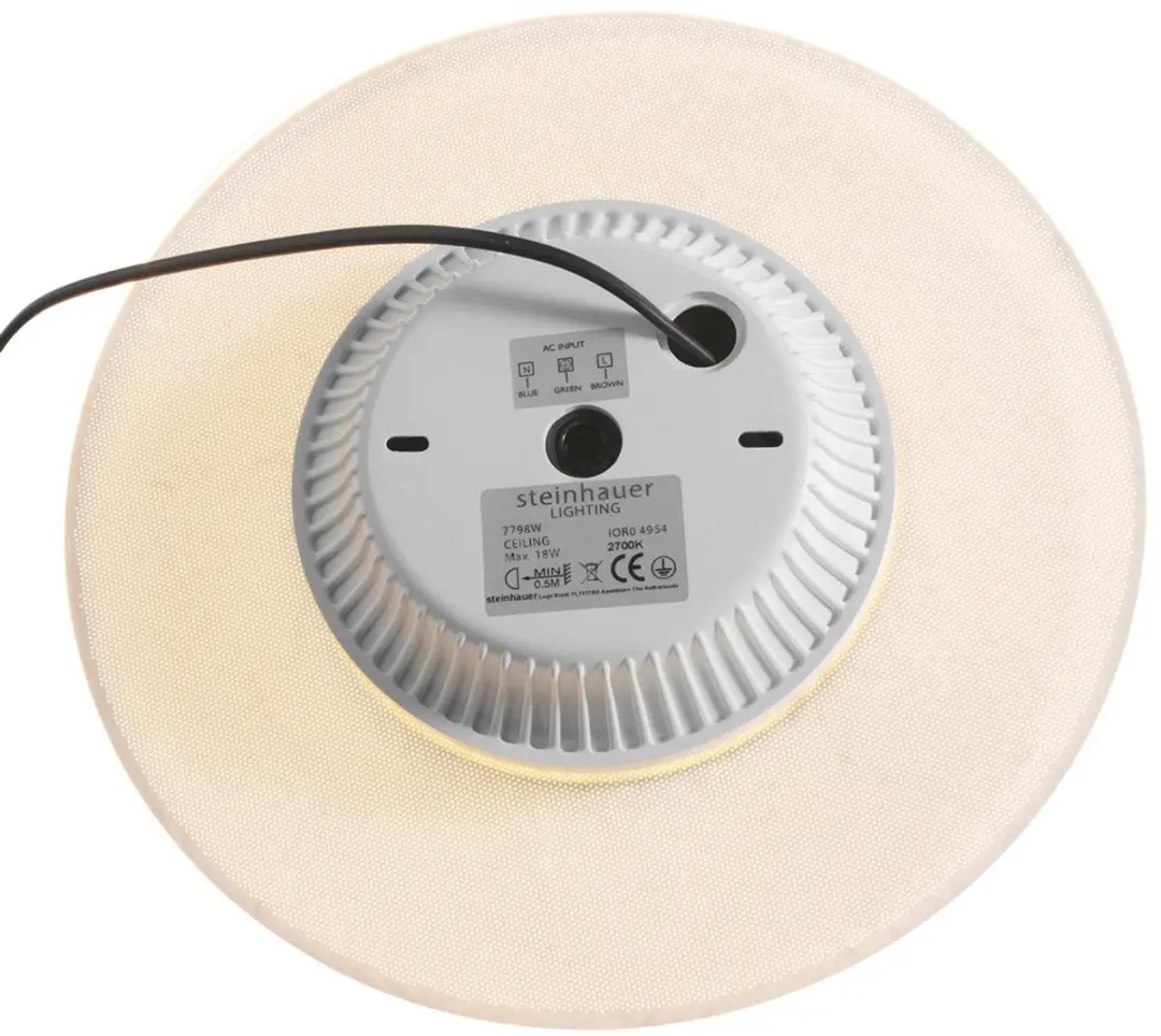 Steinhauer Lido 7798GO Plafondlamp - Goud Ø36cm - 18W LED