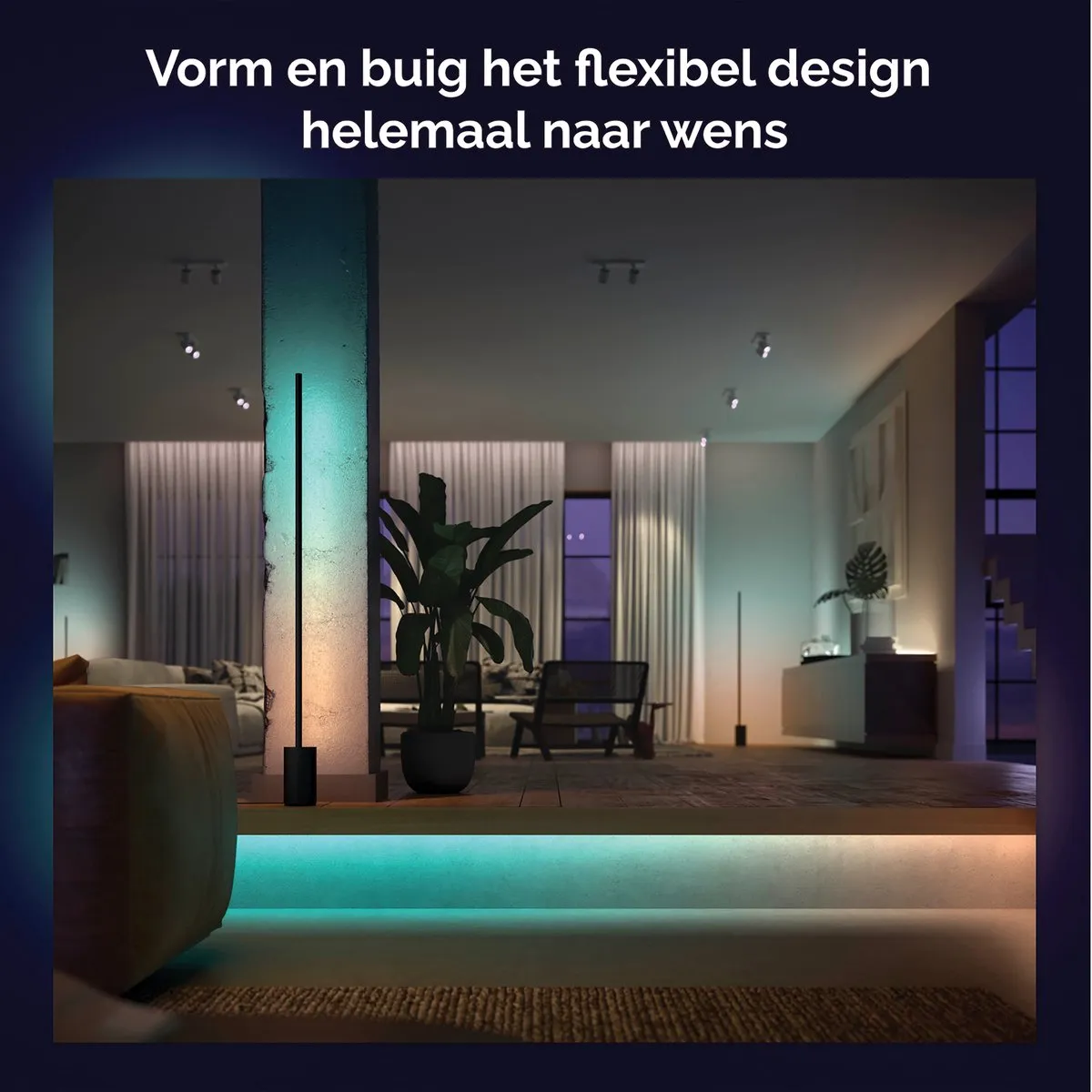 Philips Hue Gradient Lightstrip 1m Uitbreiding - Wit