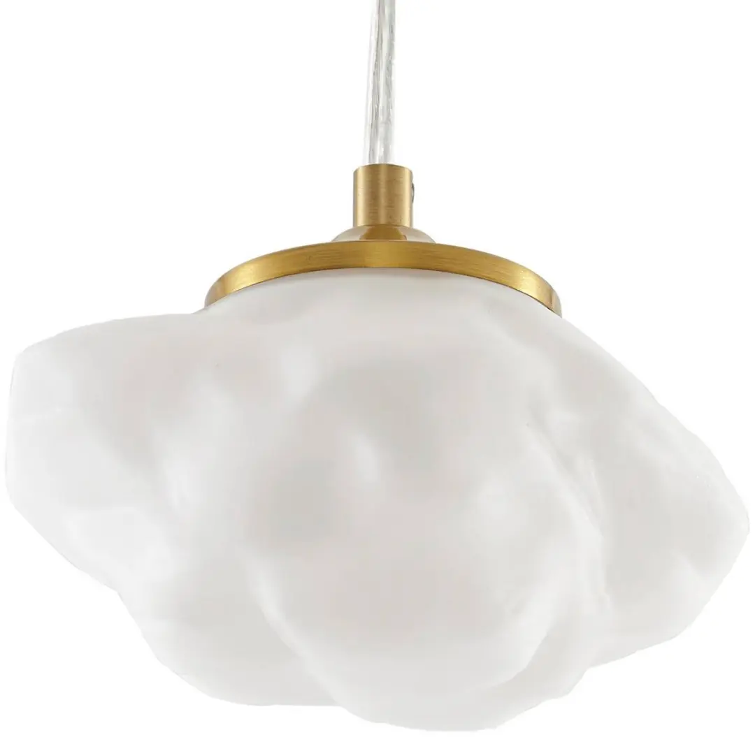 Lindby Hanglamp 3-lichts G9 - Wit/Messing