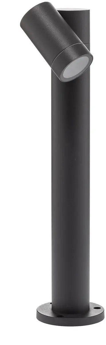 PRIOS Sokkellamp GU10 8W - Donkergrijs