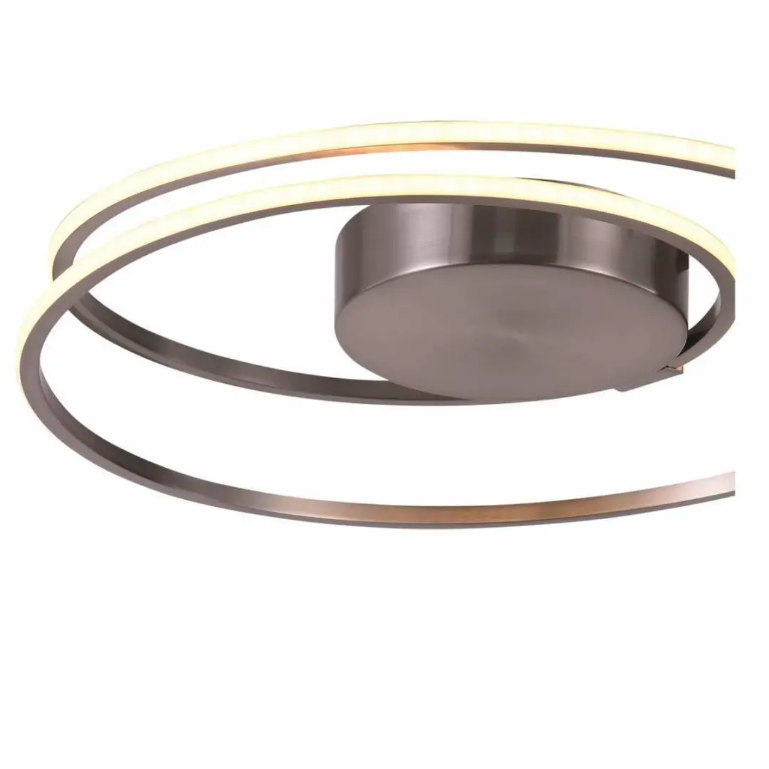 Freelight Ophelia LED Plafondlamp - Nikkel/Staal - 2700K - 3-staps dimbaar