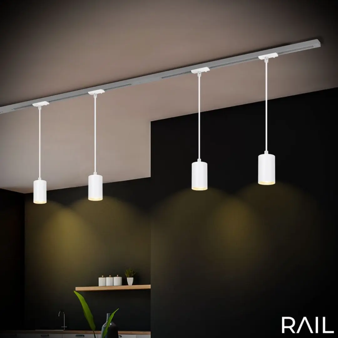 Briloner Railverlichting Uitbreiding Hanglamp 130cm - Wit