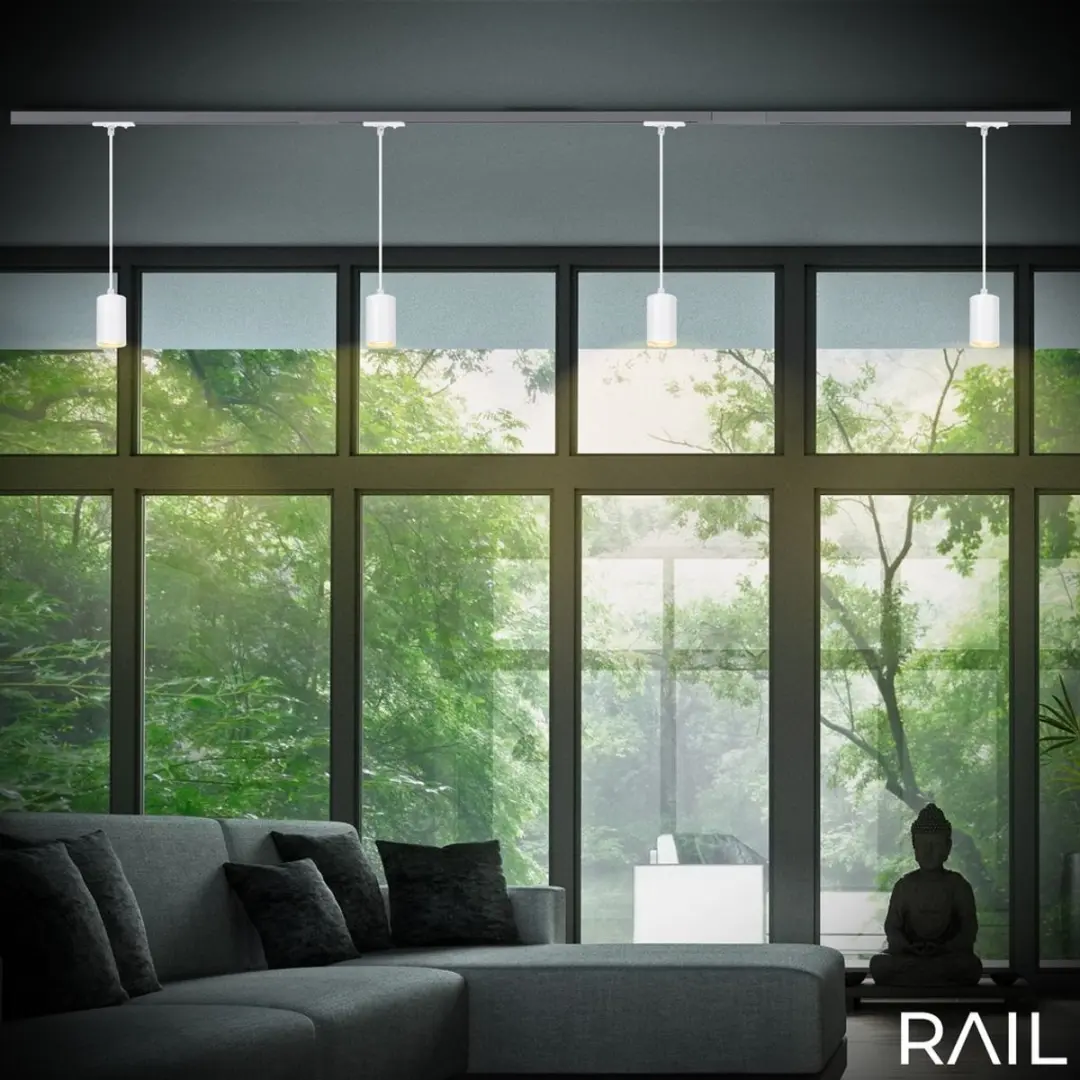 Briloner Railverlichting Uitbreiding Hanglamp 130cm - Wit