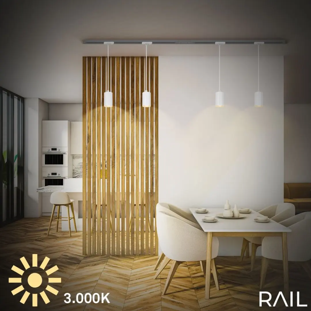 Briloner Railverlichting Uitbreiding Hanglamp 130cm - Wit