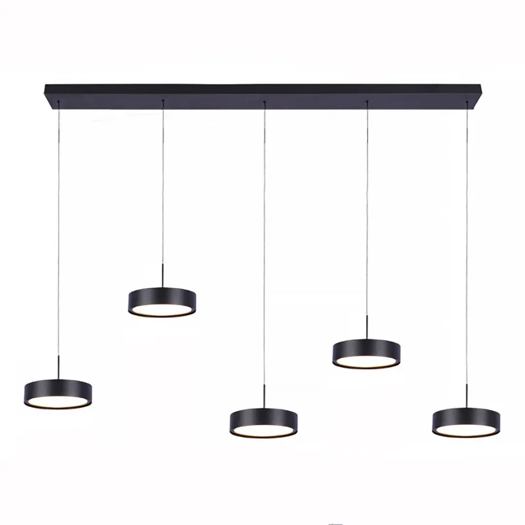 Freelight Hanglamp Alieno 5 - 120cm Zwart
