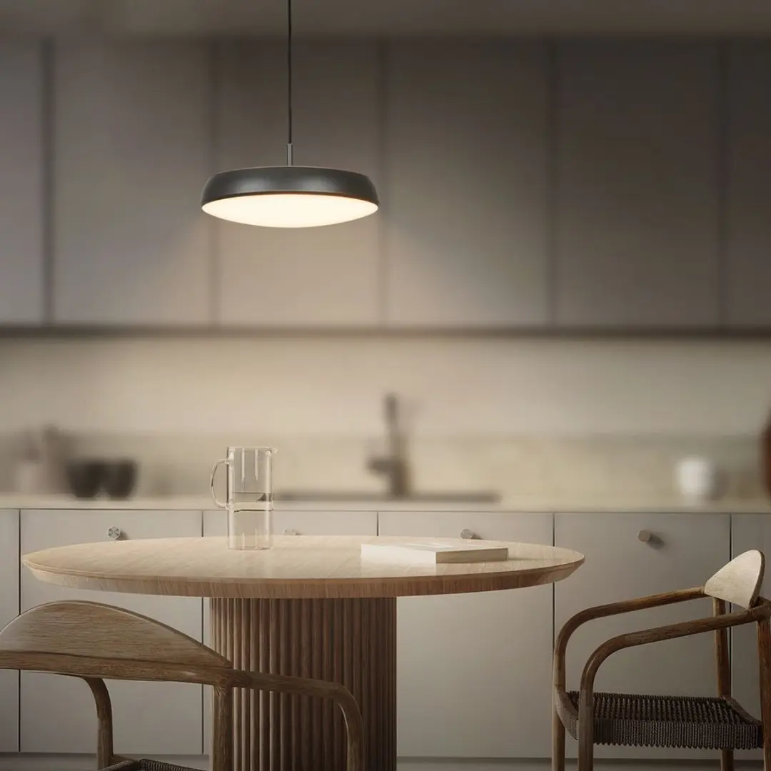 Briloner Nala LED Hanglamp - Ø35x120cm - Antraciet/Brons