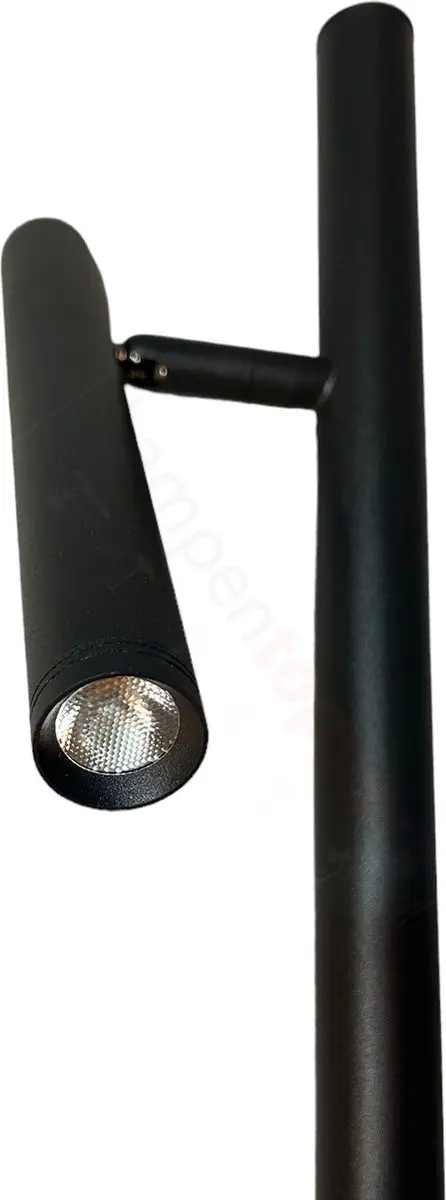 Freelight Luogo LED Vloerlamp - 2 Lichtpunten - Zwart