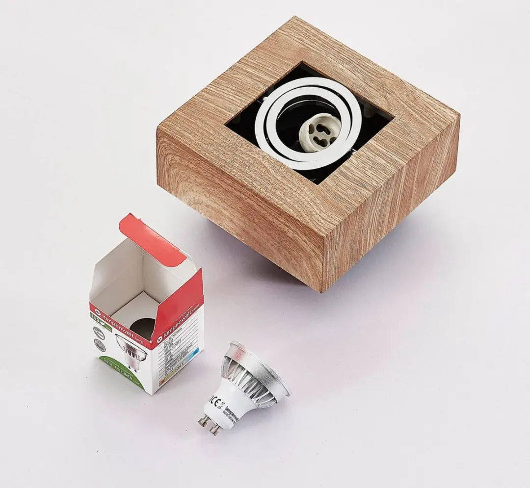 ARCCHIO Buitenspot Metaal Aluminium H8.5cm GU10 - Licht hout