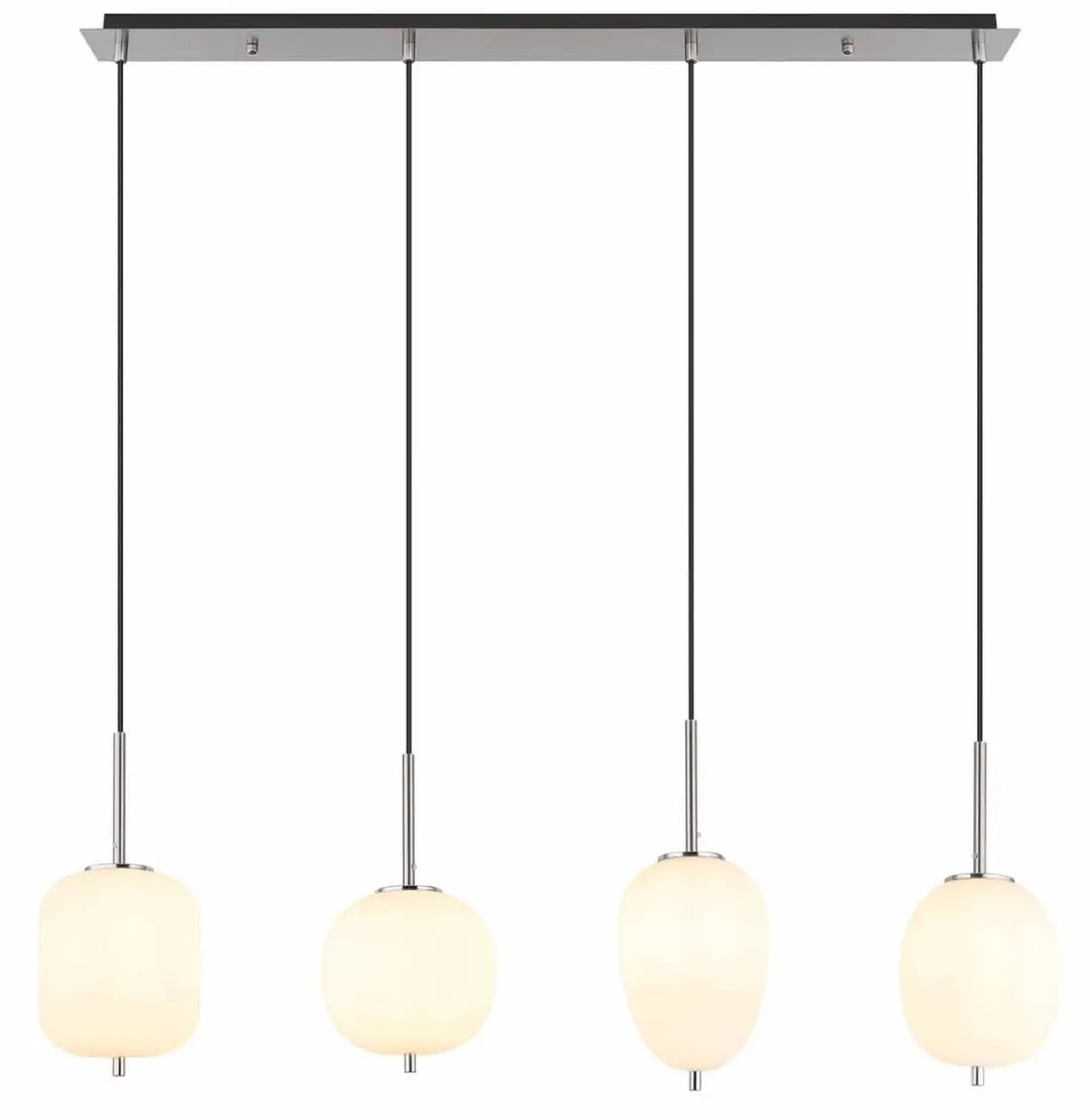 Globo Blacky I Hanglamp - 4 Lichtpunten - E14