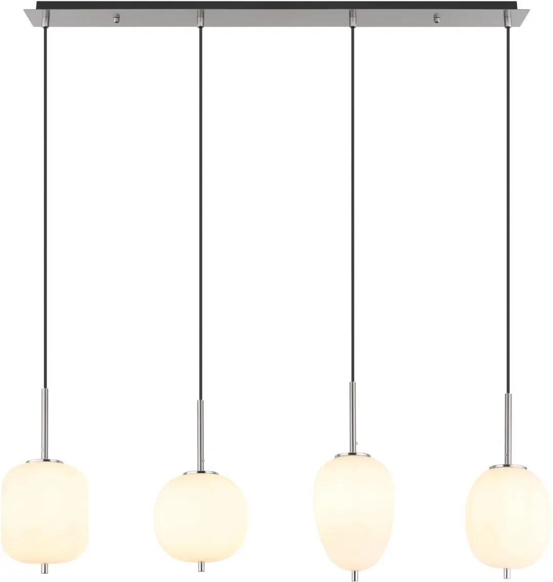 Globo Blacky I Hanglamp - 4 Lichtpunten - E14