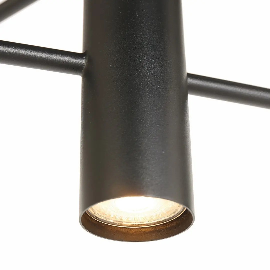 Steinhauer Constellation 3804ZW Hanglamp - 5 Lichtpunten - Zwart