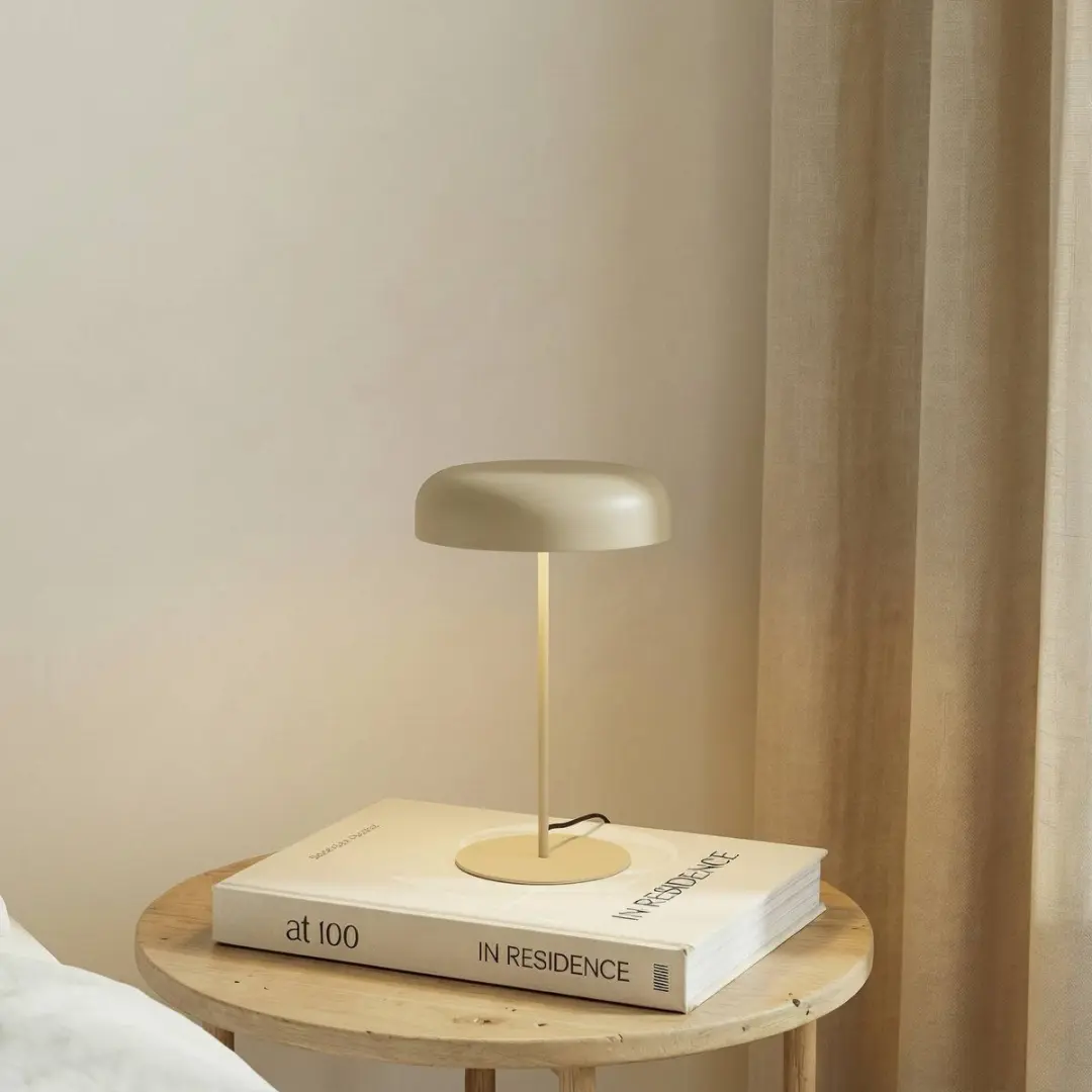 Lindby Tafellamp 2-lichts Beige - Metaal - afbeelding 6 van 6