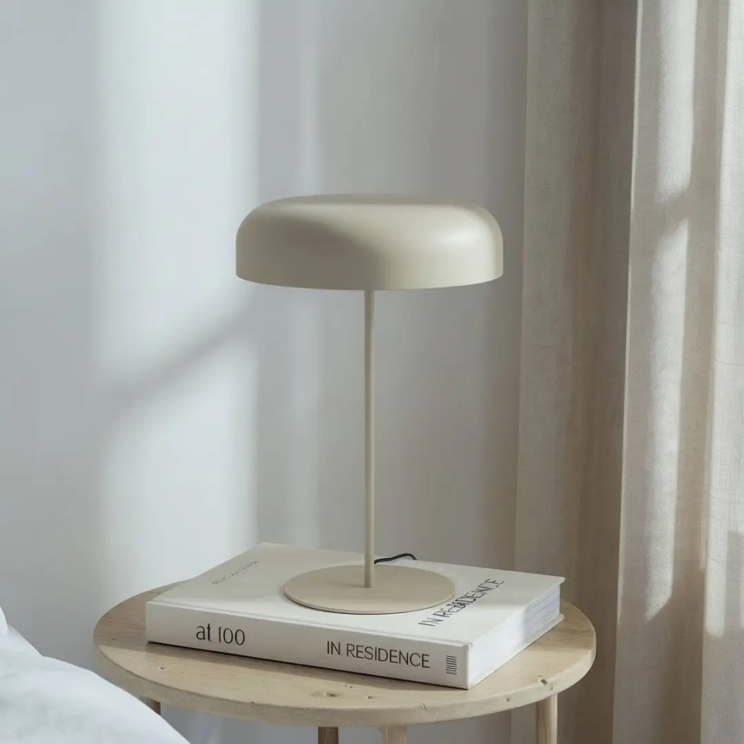 Lindby Tafellamp 2-lichts Beige - Metaal